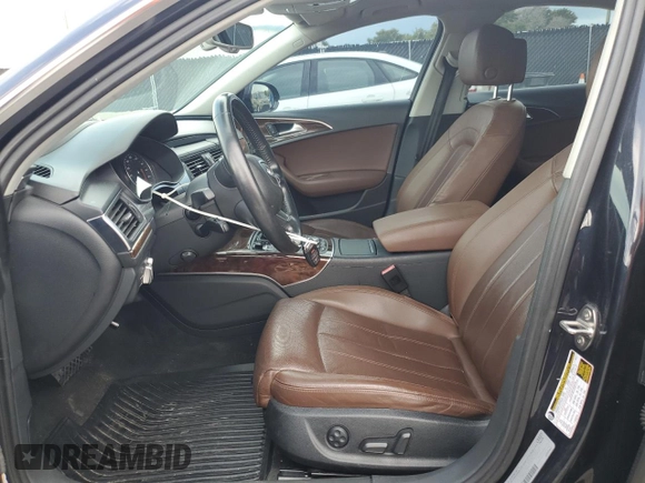 2012 Audi A6 Premium z VIN WAUFGAFCXCN041463, wystawiony jako Copart lot #58582405 z przebiegiem Nie podano mil oraz Szkoda całkowita • Salvage title. Historia ofert i sprzedaży dostępna na DreamBid. Obrazek 7.