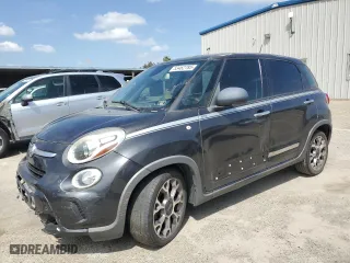 2014 FIAT 500L Trekking with VIN ZFBCFADHXEZ006220, listed as a Copart auction lot 53462785 with 98,573 mi miles and Clean Title. Bid and sale history available at carsss.com. Image 1.