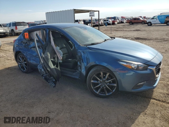 2018 Mazda 3 Touring with VIN 3MZBN1L36JM272781, listed as a Copart auction lot 53205615 with 31,724 mi miles and Salvage Title. Bid and sale history available at carsss.com. Image 4.