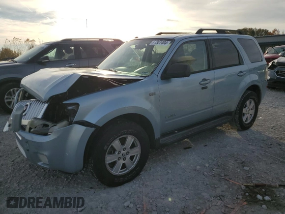 2008 Mercury Mariner with VIN 4M2CU81198KJ09641, listed as a Copart auction lot 77907404 with 137,994 mi miles and Clean Title. Bid and sale history available at carsss.com. Image 1.