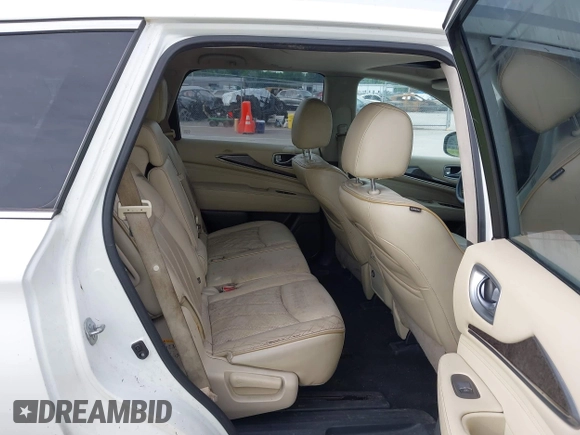 2015 Infiniti QX60 with VIN 5N1AL0MM6FC543767, listed as a IAAI auction lot 42409275 with 128,128 mi miles and . Bid and sale history available at DreamBid. Image 8.