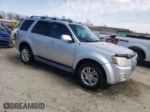 2010 Mercury Mariner Premier with VIN 4M2CN8HG9AKJ25139, listed as a Copart auction lot 46983424 with 196,403 mi miles and Salvage Title. Bid and sale history available at carsss.com. Image 4.