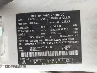 2013 Ford Transit Connect XLT with VIN NM0LS7BN8DT141439, listed as a IAAI auction lot 42523467 with 196,370 mi miles and . Bid and sale history available at DreamBid. Image 9.
