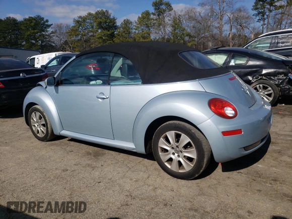 2009 Volkswagen Beetle S with VIN 3VWRF31Y09M402197, listed as a Copart auction lot 43861405 with 59,644 mi miles and Salvage title. Bid and sale history available at DreamBid. Image 2.