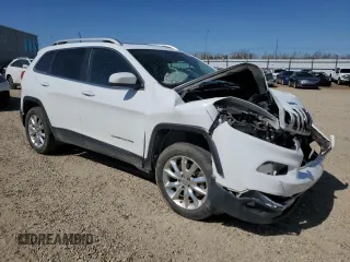 2017 Jeep Cherokee Limited with VIN 1C4PJMDS2HW562845, listed as a Copart auction lot 55486065 with 156,775 mi miles and Salvage Title. Bid and sale history available at carsss.com. Image 4.