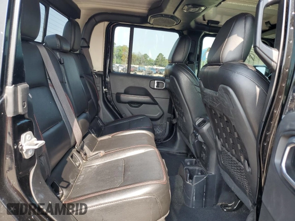 2020 Jeep Gladiator Rubicon with VIN 1C6JJTBG2LL166964, listed as a Copart auction lot 58041945 with 62,716 mi miles and Salvage title. Bid and sale history available at DreamBid. Image 10.