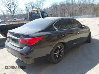 2015 Infiniti Q50 Premium with VIN JN1BV7AR2FM420542, listed as a IAAI auction lot 41787473 with 83,955 mi miles. Bid and sale history available at carsss.com. Image 4.