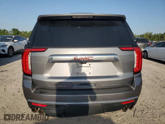 2022 GMC Yukon XL Denali with VIN 1GKS2JKLXNR228983, listed as a Copart auction lot 49653365 with 87,467 mi miles and Salvage Title. Bid and sale history available at carsss.com. Image 6.
