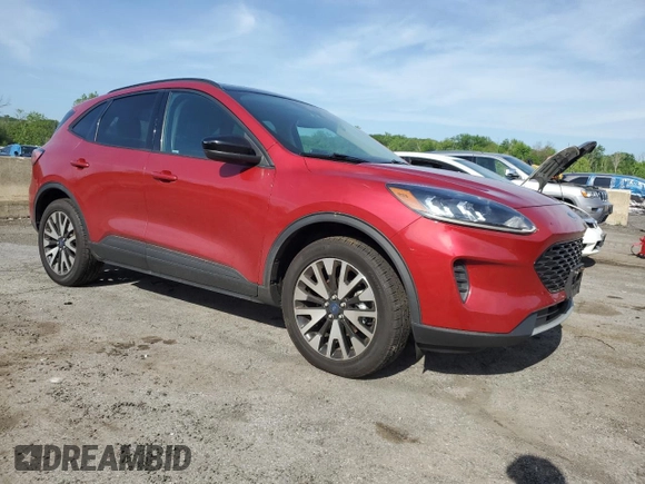 2020 Ford Escape SE Sport Hybrid with VIN 1FMCU9BZ4LUB54527, listed as a Copart auction lot 57207305 with 76,628 mi miles and Salvage title. Bid and sale history available at DreamBid. Image 4.