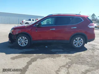 2015 Nissan Rogue SV with VIN 5N1AT2MK0FC796528, listed as a IAAI auction lot 41574376 with 143,783 mi miles. Bid and sale history available at carsss.com. Image 14.