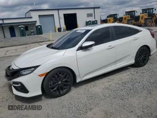 2020 Honda Civic Si with VIN 2HGFC1E52LH706108, listed as a Copart auction lot 51036085 with 40,628 mi miles and Salvage Title. Bid and sale history available at DreamBid. Image 1.