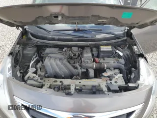2015 Nissan Versa SV with VIN 3N1CN7AP8FL801258, listed as a Copart auction lot 52876905 with 89,724 mi miles and Salvage Title. Bid and sale history available at carsss.com. Image 12.