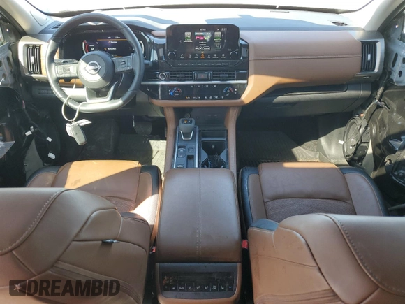 2024 Nissan Pathfinder Platinum with VIN 5N1DR3DH3RC233340, listed as a Copart auction lot 46373455 with 14,057 mi miles and Salvage title. Bid and sale history available at DreamBid. Image 8.