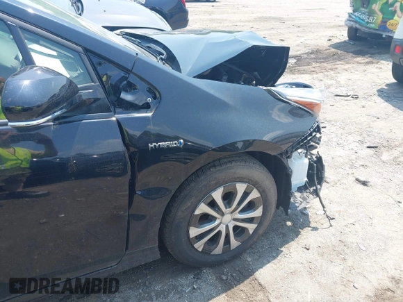 2020 Toyota Prius LE with VIN JTDL9RFU2L3019122, listed as a IAAI auction lot 42474961 with 52,248 mi miles and . Bid and sale history available at DreamBid. Image 6.