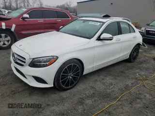 2021 Mercedes-Benz C 300 with VIN W1KWF8DB0MR645662, listed as a Copart auction lot 86515424 with 59,855 mi miles and Salvage Title. Bid and sale history available at carsss.com. Image 1.