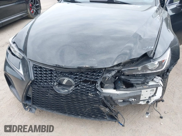 2020 Lexus IS 350 F Sport with VIN JTHGZ1E20L5017911, listed as a IAAI auction lot 42083567 with 69,774 mi miles and . Bid and sale history available at DreamBid. Image 6.