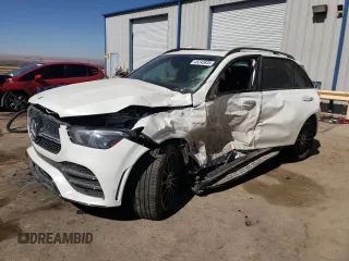 2023 Mercedes-Benz GLE 450 with VIN 4JGFB5KB7PA933099, listed as a Copart auction lot 45245835 with 28,455 mi miles and Salvage title. Bid and sale history available at DreamBid. Image 1.