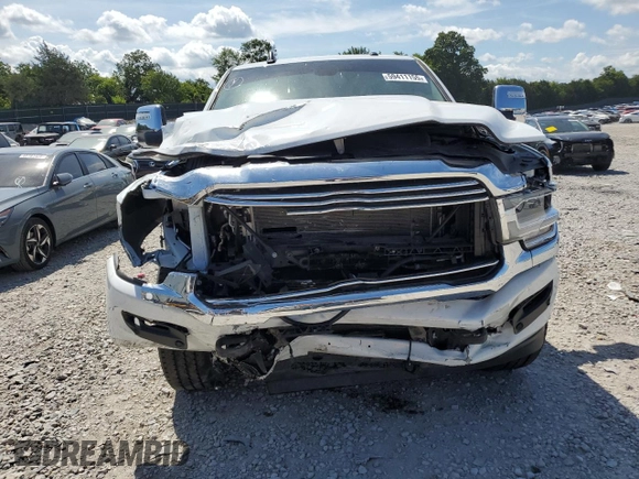 2023 Ram 2500 Laramie with VIN 3C6UR5FL2PG514919, listed as a Copart auction lot 59411155 with 23,679 mi miles and Salvage title. Bid and sale history available at DreamBid. Image 5.