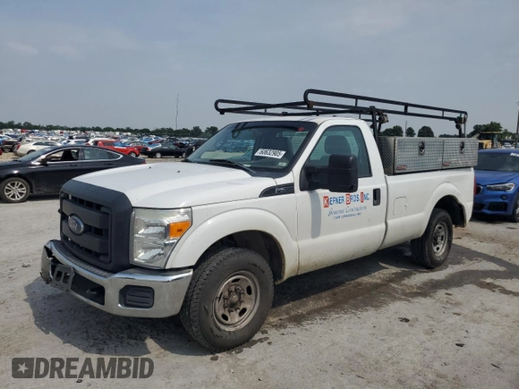 2016 Ford F-250 XL with VIN 1FTBF2A60GEA69256, listed as a Copart auction lot 60632905 with 353,190 mi miles and Salvage title. Bid and sale history available at DreamBid. Image 1.