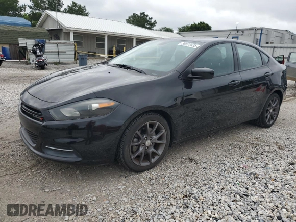 2016 Dodge Dart SE z VIN 1C3CDFAA6GD749811, wystawiony jako Copart lot #59817555 z przebiegiem 48 491 mil mil oraz Szkoda całkowita • Salvage title. Historia ofert i sprzedaży dostępna na DreamBid. Obrazek 1.