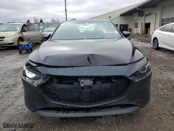 2021 Mazda Mazda3 Hatchback 2.5 Turbo with VIN JM1BPBJY7M1321778, listed as a Copart auction lot 43805605 with 62,249 mi miles and Salvage Title. Bid and sale history available at carsss.com. Image 5.