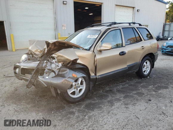 2002 Hyundai Santa Fe GLS with VIN KM8SC13D42U209396, listed as a Copart auction lot 75453254 with 177,708 mi miles and Salvage Title. Bid and sale history available at carsss.com. Image 1.