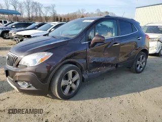 2013 Buick Encore Leather with VIN KL4CJCSB3DB134998, listed as a Copart auction lot 44057065 with 133,727 mi miles and Salvage Title. Bid and sale history available at carsss.com. Image 1.