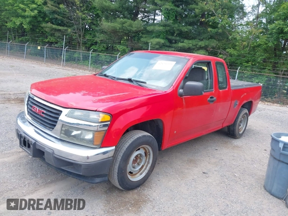 2007 GMC Canyon SLE1 with VIN 1GTCS19E578118942, listed as a IAAI auction lot 42476099 with 86,395 mi miles and . Bid and sale history available at DreamBid. Image 2.