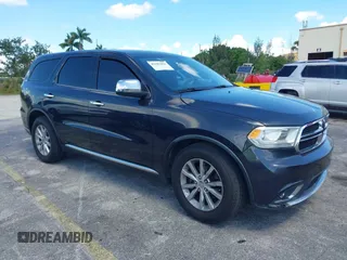 2014 Dodge Durango SXT with VIN 1C4RDHAG9EC455036, listed as a IAAI auction lot 42582056 with 225,165 mi miles and . Bid and sale history available at DreamBid. Image 1.