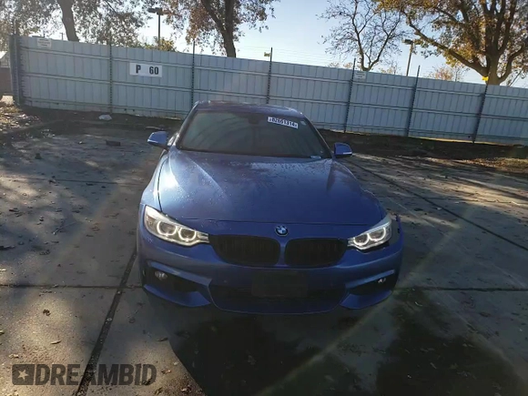 2016 BMW 4 Series 435i with VIN WBA3R1C58GK530177, listed as a Copart auction lot 82661314 with 114,616 mi miles and Salvage title. Bid and sale history available at DreamBid. Image 10.