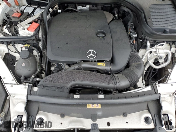 2021 Mercedes-Benz GLC 300 with VIN W1N0G8EB0MV264079, listed as a Copart auction lot 84790434 with 77,651 mi miles and Clean title. Bid and sale history available at DreamBid. Image 12.