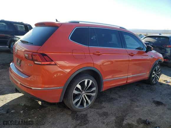 2019 Volkswagen Tiguan SEL Premium with VIN 3VV4B7AX5KM008872, listed as a Copart auction lot 41702655 with 73,144 mi miles and Salvage Title. Bid and sale history available at carsss.com. Image 3.