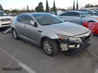 2014 Kia Optima EX with VIN 5XXGN4A76EG289586, listed as a IAAI auction lot 41536459 with 65,739 mi miles. Bid and sale history available at carsss.com. Image 1.