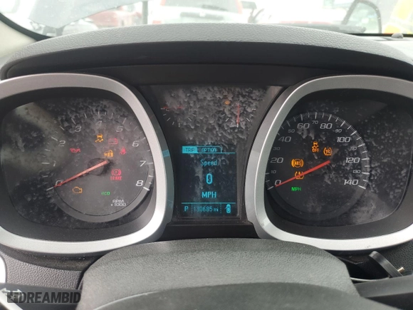 2013 Chevrolet Equinox LS with VIN 2GNALBEK7D6154503, listed as a Copart auction lot 53400025 with 130,685 mi miles and Clean Title. Bid and sale history available at carsss.com. Image 9.