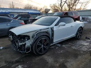 2014 Bentley Continental GT with VIN SCBGT3ZA4EC096128, listed as a Copart auction lot 88158485 with 55,356 mi miles and Salvage Title. Bid and sale history available at DreamBid. Image 1.