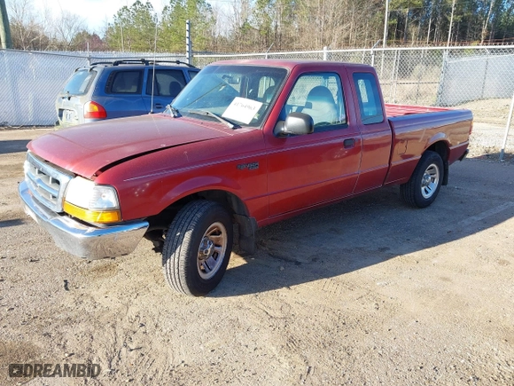 1999 Ford Ranger XL with VIN 1FTYR14V7XPB13983, listed as a IAAI auction lot 41764963 with 177,566 mi miles. Bid and sale history available at carsss.com. Image 2.