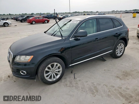2013 Audi Q5 Premium с VIN WA1CFAFP2DA040614, выставлен на аукционе Copart как лот 56522195 с пробегом 85 636 миль миль и Списание • Salvage title. История ставок и продаж доступна на DreamBid. Изображение 1.