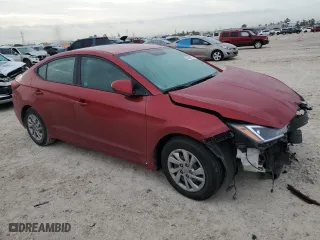 2019 Hyundai Elantra SE with VIN KMHD74LFXKU888767, listed as a Copart auction lot 48299725 with 69,182 mi miles and Salvage Title. Bid and sale history available at carsss.com. Image 4.
