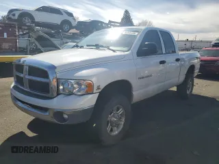 2004 Dodge 2500 SLT with VIN 3D7KU28C24G193962, listed as a Copart auction lot 46349155 with 185,085 mi miles and Salvage Title. Bid and sale history available at carsss.com. Image 1.