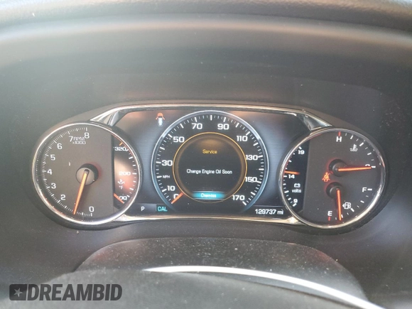 2019 GMC Acadia Denali with VIN 1GKKNPLS5KZ237568, listed as a Copart auction lot 45742705 with 129,737 mi miles and Salvage Title. Bid and sale history available at carsss.com. Image 9.