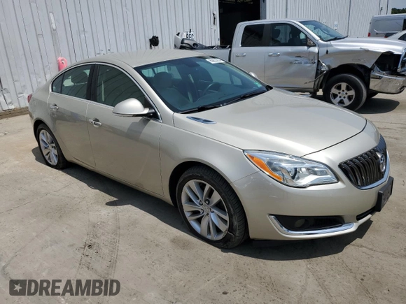 2014 Buick Regal Premium I with VIN 2G4GP5EX3E9322525, listed as a Copart auction lot 60653634 with 106,349 mi miles and Salvage Title. Bid and sale history available at DreamBid. Image 4.