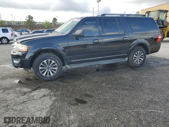 2015 Ford Expedition Max XLT with VIN 1FMJK1HT7FEF13627, listed as a Copart auction lot 51187075 with 215,325 mi miles and Salvage title. Bid and sale history available at DreamBid. Image 1.