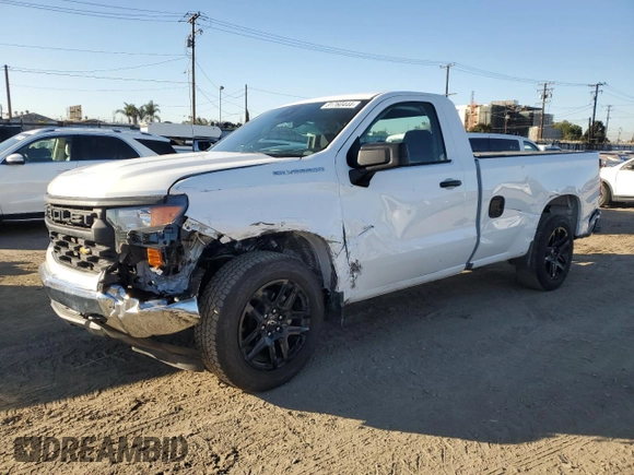 2023 Chevrolet Silverado 1500 Work Truck with VIN 3GCNAAEDXPG198788, listed as a Copart auction lot 81760444 with 23,608 mi miles and Salvage Title. Bid and sale history available at DreamBid. Image 1.