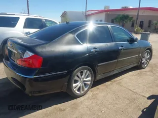 2008 Infiniti M with VIN JNKAY01FX8M654488, listed as a IAAI auction lot 41671285 with 172,415 mi miles. Bid and sale history available at carsss.com. Image 4.