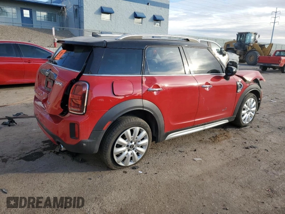2021 MINI Countryman Cooper S with VIN WMZ83BR02M3M34658, listed as a Copart auction lot 41504825 with 49,051 mi miles and Salvage title. Bid and sale history available at DreamBid. Image 3.