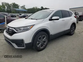 2020 Honda CR-V EX with VIN 2HKRW1H56LH408814, listed as a Copart auction lot 58722945 with 75,665 mi miles and Salvage title. Bid and sale history available at DreamBid. Image 1.