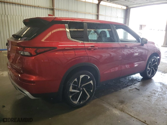 2022 Mitsubishi Outlander SE with VIN JA4J4UA8XNZ082224, listed as a Copart auction lot 53487315 with 26,275 mi miles and Salvage Title. Bid and sale history available at carsss.com. Image 3.