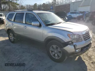 2009 Kia Borrego LX with VIN KNDJH741895036558, listed as a Copart auction lot 45978605 with 118,256 mi miles and Clean Title. Bid and sale history available at DreamBid. Image 4.