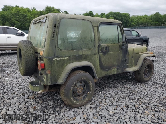 1994 Jeep Wrangler with VIN 1J4FY29S9RP422835, listed as a Copart auction lot 61365235 with 183,566 mi miles and Clean title. Bid and sale history available at DreamBid. Image 3.