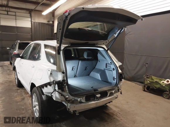 2023 Chevrolet Equinox LT with VIN 3GNAXUEG0PL105123, listed as a IAAI auction lot 42465118 with 10,530 mi miles and . Bid and sale history available at DreamBid. Image 3.